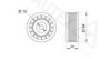 RENAU 7700300378 Deflection/Guide Pulley, v-ribbed belt